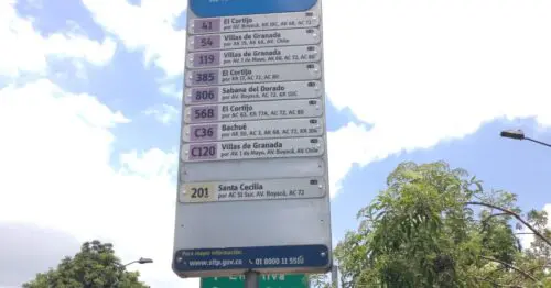 PARADERO SITP AVENIDA LONGITUDINAL DE OCCIDENTE  123A04